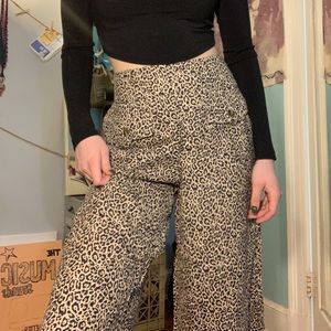 American Eagle Leopard Print Pants
